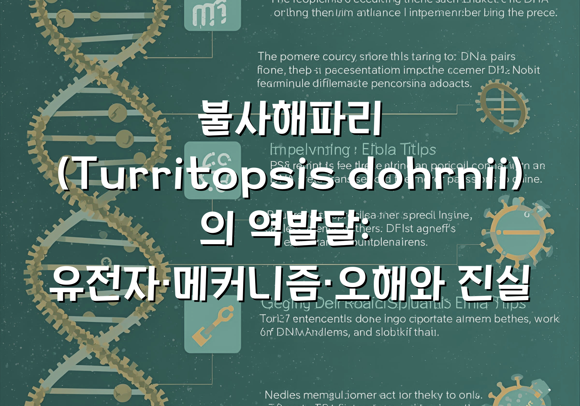 불사해파리(Turritopsis dohrnii)의 역발달: 유전자·메커니즘·오해와 진실